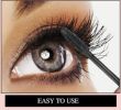 Pro Longlash Msscara Silk Fiber Big Eye Lash Mascara, Mascara Black Volume And Length Intense Long Lasting, Waterproof No Clumping, Lengthening Thicki