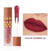 Star Matte Liquid Lipstick Waterproof Long Lasting Lip Gloss Non-sticky Lip Gloss Lip Balm Lightweight High Pigmentation Hydrating Satin Matte Long-la