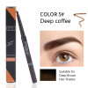 Dual-ended eyebrow pencil