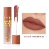 Star Matte Liquid Lipstick Waterproof Long Lasting Lip Gloss Non-sticky Lip Gloss Lip Balm Lightweight High Pigmentation Hydrating Satin Matte Long-la